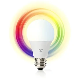 Nedis WiFi LED žiarovka RGB a teplá biela E27 / Žiarovka / E27 / RGB / Wi-Fi (WIFILC10WTE27)