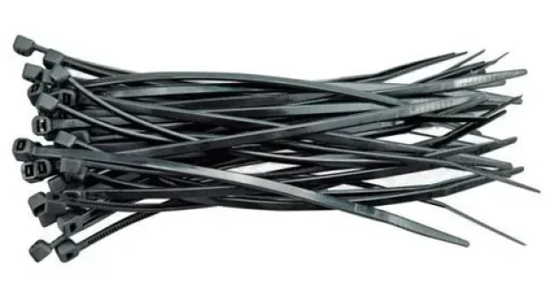 Vorel Sťahovacie pásky 100x2,5 mm čierna / Sťahovacie pásky / 100 ks
