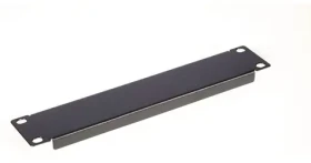 Equip 10" Záslepka čierna / Záslepka / 1U / RAL9005 / kov (EZBP-10-B)