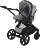 JANÉ Kočík kombinovaný Muum Pro 2 + korba Micro Pro 2 + autosedačka Koos i-size, Dim Grey