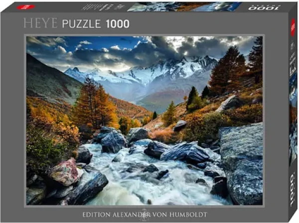 HEYE Puzzle Horský potok, Švajčiarsko