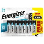 Energizer MAX Plus Batéria - Ceruzka AA 12 ks (8+4 zadarmo) (7638900423327)