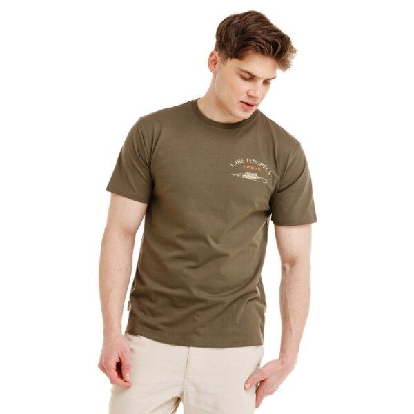 Bushman Pánske tričko Wamukot, khaki M