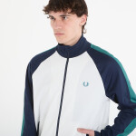 Mikina FRED PERRY Contrast Sleeve Track Jacket Snow White L