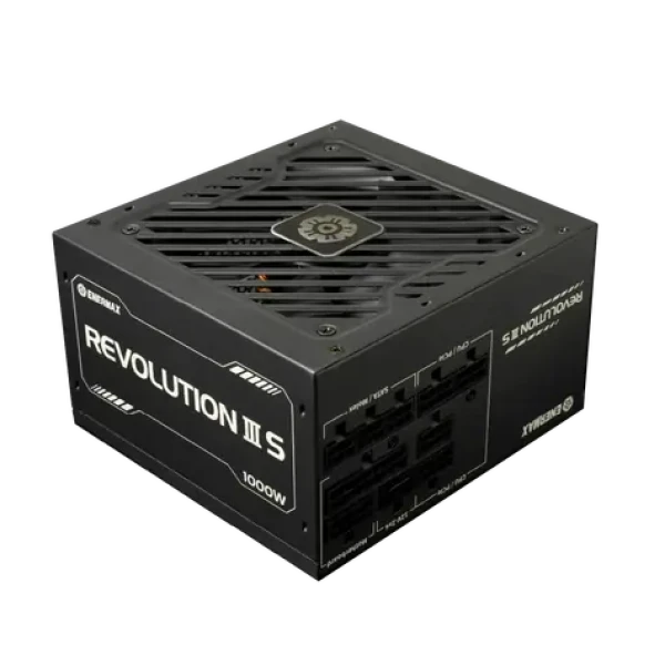 Enermax Revolution III S ERV1000P-AHP čierna / Zdroj / 1000W / ATX 3.1 / 80PLUS Gold / plne modulárny / 12VHPWR (ERV1000P-AHP)