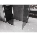MEXEN/S - Velár sprchovací kút, posuvné dvere 160 x 80, grafit, biela 871-160-080-41-20