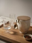 Ferm LIVING Poháre na víno Ripple Clear 270 ml – set 2 ks