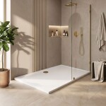 REA - Akrylátová vanička Savoy biela 80x100 REA-K5332