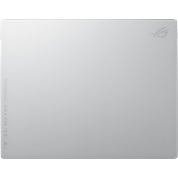 Asus ROG Moonstone ACE biela / herná podložka pod myš / veľkosť L / 500 x 400 x 4 mm / sklo (90MP03L0-BPUA10)