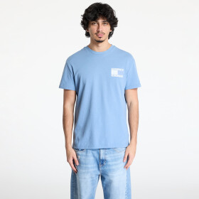 Tričko Tommy Jeans Regular Paisley Flag Tee Blue XXL