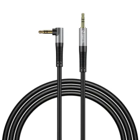 Orico AXW čierna / Audio kábel / Jack 3,5 mm MM / lomený / 1 m