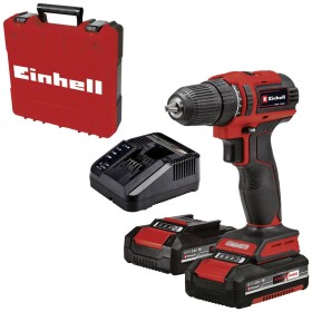 Einhell TE-CD 18/40 Li BL (2x2,0Ah) Power X-Change aku vŕtací skrutkovač, 18 V, 2000 mAh Li-Ion akumulátor vr. 2x aku, vr. nabíjačky, bez kefiek, 4513995; 4513995