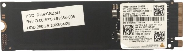 Lenovo 256GB M.2 NVMe SSD with PCIe