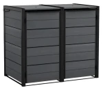 Keter Hide Away šedá / Záhradný box na popolnice / 2× 240 l (261887)
