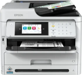 Epson WorkForce Pro WF-M5899DWF čierna, biela / Multifunkčná tlačiareň / A4 / 34 str / min / duplex / ADF / Wi-Fi / LAN / fax (C11CK76401BM)