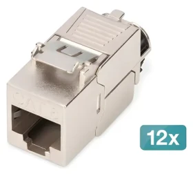 Digitus DN-93816-12 / Keystone modul / CAT 8.1 / tienený / LSA / PoE / 12 ks (DN-93816-12)