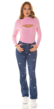 Sexy Musthave Bootcut Jeans "Hearts" denimblue 38