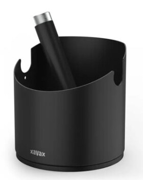 Xavax Barista odklepávač na kávu / tichý / nerez / matná čierna (4047443505309)