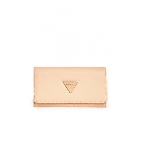 Outlet - GUESS peňaženka Abree Flap Wallet peach Krémová