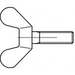 TOOLCRAFT TO-6854610 krídlová skrutka M12 70 mm DIN 316 temperovaná litina pozinkované 20 ks; TO-6854610