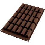 Silikónová forma na čokoládu Mini Buche 30x14ml - Silikomart - Silikomart