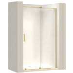 REA/S - Sprchové Dvere Montana 130 Gold brush KPL-K6400