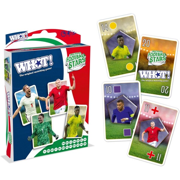Alltoys Spoločenská hra WHOT Svetové futbalové hviezdy