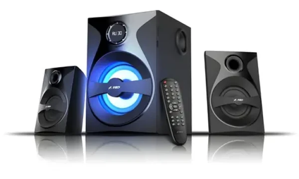 FENDA FD F380X čierna / Reproduktory / 2.1 / 54W / BT4.0 / NFC / FM rádio / USB/SD / diaľkové ovládanie (F380X)