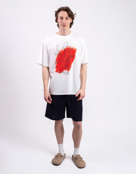Thinking MU Flower Pot Red Eric Tee WHITE XL