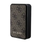 Guess PU 4G Leather Powerbanka 10000mAh hnedá (3666339171407)