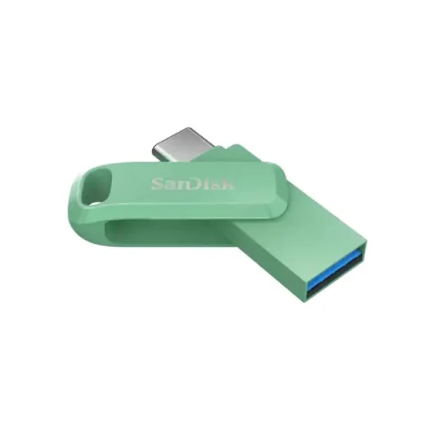 SanDisk Ultra Dual Drive Go 64 GB zelená / Flash disk / USB-A + USB-C / čítanie až 150 MB/s (SDDDC3-064G-G46AG)