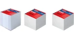 Herlitz Krabička na poznámky 9 x 9 x 9 cm / 700 listov biela / priehľadná (10410801)