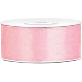 Svetloružová stuha 25 mm x 25 m - PartyDeco - PartyDeco
