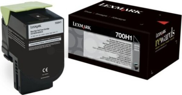 Lexmark 700H1 Black Originál (70C0H10)