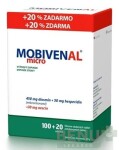 MOBIVENAL micro 100 + 20 tabliet ZADARMO