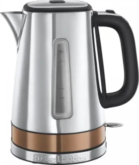 Russell Hobbs 24280-70 Luna Copper Accents / rýchlovarná kanvica / 2400 W / 1.7 l / nerez / medená (24280-70)