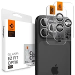 Spigen TR EZ Fit Optik Pre Tvrdené sklo Apple iPhone 17161514 Pro 17161514 Pro Max strieborná (AGL10124)