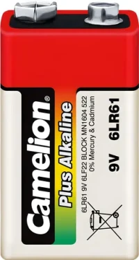 Camelion PLUS Alkaline 9V (6LF22) / Batéria / Alkalická / 1 ks (11100122)