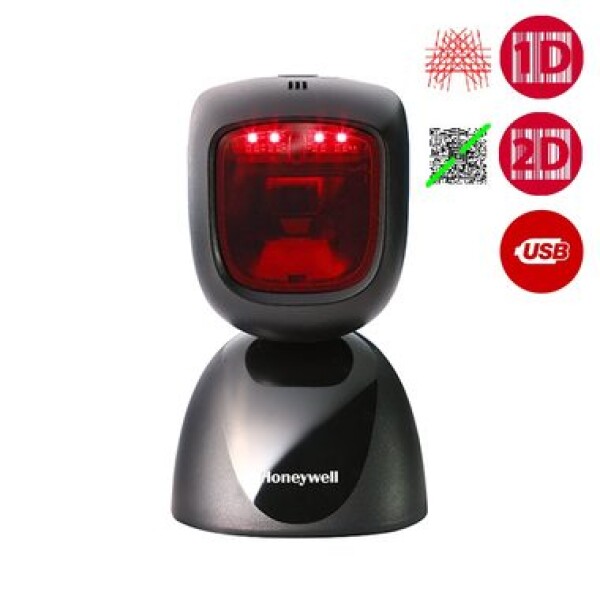 Honeywell Youjie HF600 / kit USB / snímač čiarových kódov / viacsmerové laserové snímanie / 2D / multi-IF / čierna (YJ HF600-1-2USB)