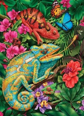COBBLE HILL Puzzle Farební chameleóni