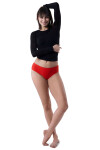 Dámske nohavičky Simple red - JULIMEX Červená S