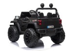 Mamido Detské elektrické auto Jeep Off Road 4x4 lakované čierne