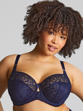 Dámska podprsenka s kosticami Estel 9685 Dark Blue - Panache 75K tmavě modrá