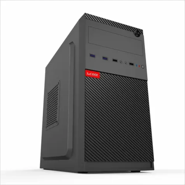 1stCool STEP 5 čierna / PC skriňa / Micro Tower / mATX / Bez zdroja / s ODD / 2x USB 3.0 2x USB 2.0 (MC-STEP5-AU-USB3)