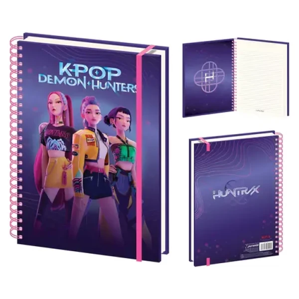 Pyramíd Blok A4 K-pop Demon Hunters Huntrix DPL10 / Blok / A4 / Nelinkovaný (SR2511460EPM)