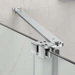 Sprchovací kút obdĺžnik 110x80 cm SAT Walk-In Xmotion SATBWIXM110STE80