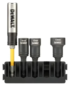 DeWalt 5dielna sada nástrčných kľúčov (DT70827) / Sada nástrčných kľúčov / 8, 10, 13 mm / ToughCase (DT70827)
