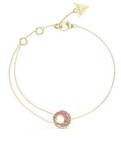 Guess Štýlový pozlátený náramok Blooming Summer JUBB05227JWYGPK 18,5 cm