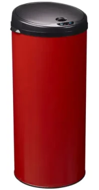 Rossignol Sensitive Basic 93625 červená / Bezdotykový odpadkový kôš / 45 L / RAL 3002
