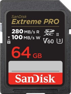 SanDisk Extreme PRO SDXC 64 GB Class 10 UHS-II/U3 V60 (SDSDXEP-064G-GN4IN)
